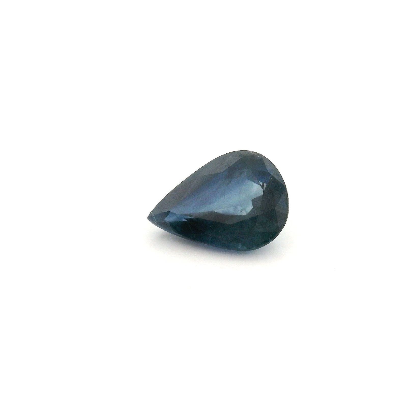Loose Sapphire Gemstone - GSI Pear 1.57ct Blue SI (1 of 1)