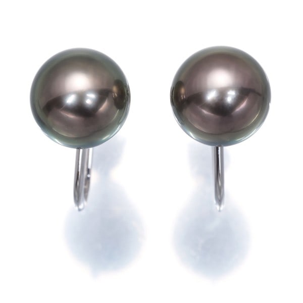 Gold Mikimoto Earrings South Sea Pearl 9.5Mm Solitaire 18K 750 White (1 of 5)
