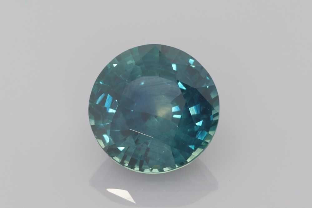 Loose Sapphire Gemstone - GIA Round 3.12ct Teal EC (1 of 1)
