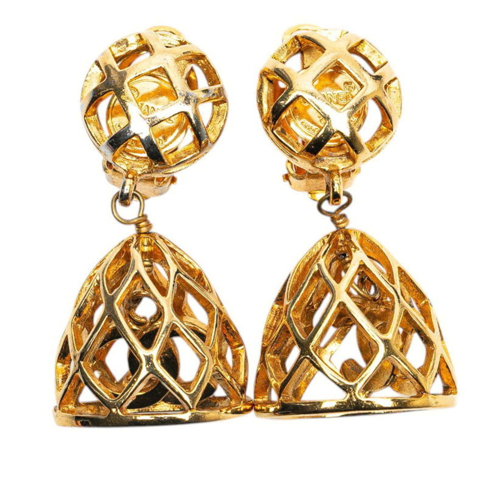 Earrings Chanel Clip: Earrings Chanel Clip This listing features Earrings Chanel Clip. Item specifics are provided below. Item Specifics: Brand: Chanel Type: Clip Earrings Gender: Women Color: Gold Size (Hxwxd): 44.20mm