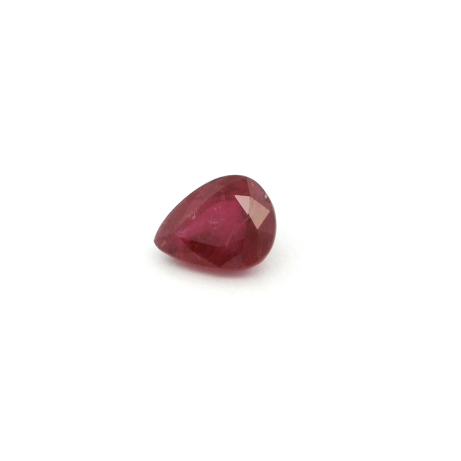 Loose Ruby Gemstone - GSI Pear 1.2ct Red SI (1 of 1)