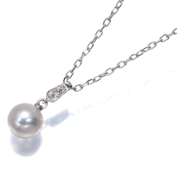 Gold Mikimoto Necklace Akoya Pearl 6.7Mm Diamond 18K 750 White: Gold Mikimoto Necklace Akoya Pearl 6.7Mm Diamond 18K 750 White This listing features Gold Mikimoto Necklace Akoya Pearl 6.7Mm Diamond 18K 750 White. Item specifics are provided below. Item Specifics: