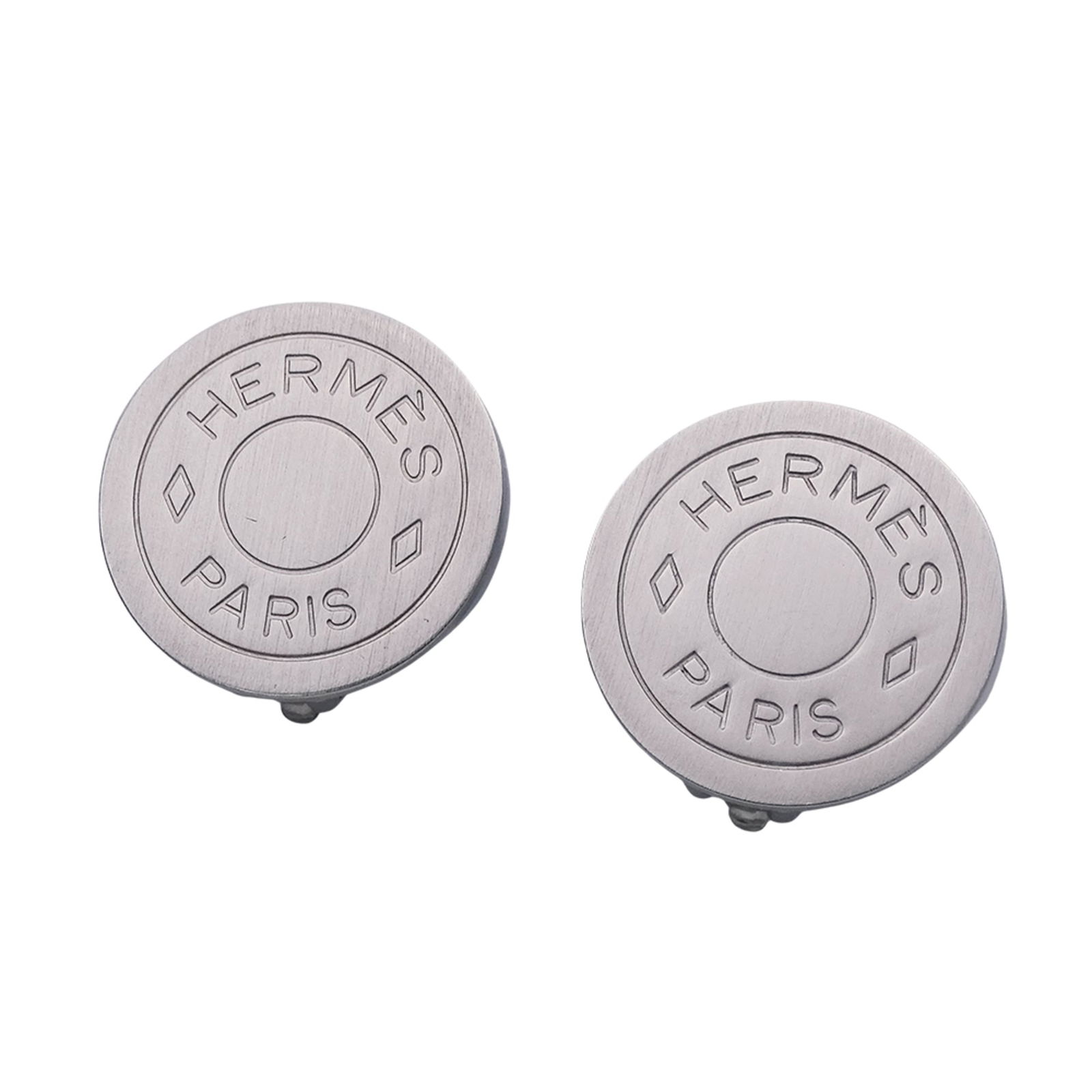 Earrings Hermes Clip: Earrings Hermes Clip This listing features Earrings Hermes Clip. Item specifics are provided below. Item Specifics: Brand: Hermes Type: Clip Earrings Gender: Women Color: Silver Size (Hxwxd): 20.00mm
