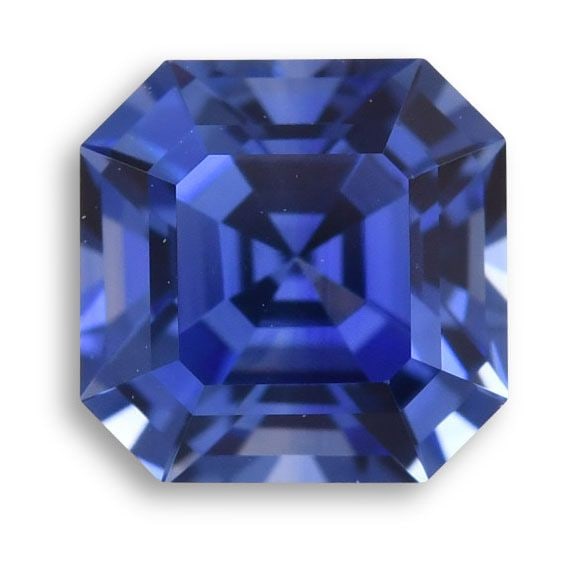 Loose Sapphire Gemstone - Emerald 1.4ct Blue EC (1 of 1)