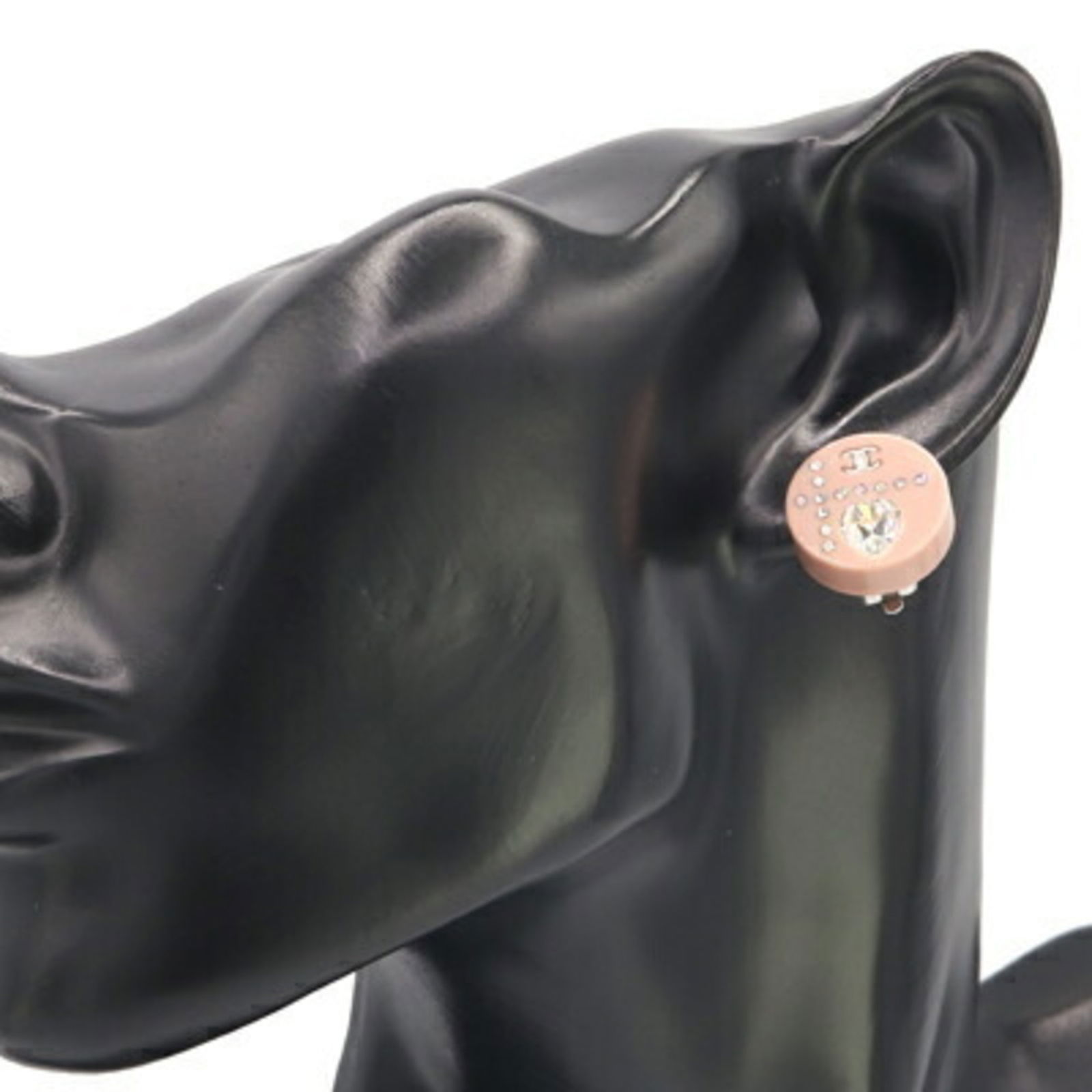 Plastic Chanel Clip Earrings - 7