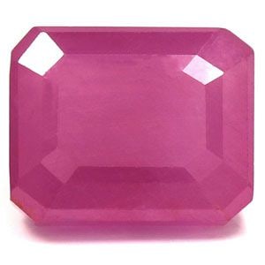 Loose Ruby Gemstone - Emerald 4.07ct Red SI
