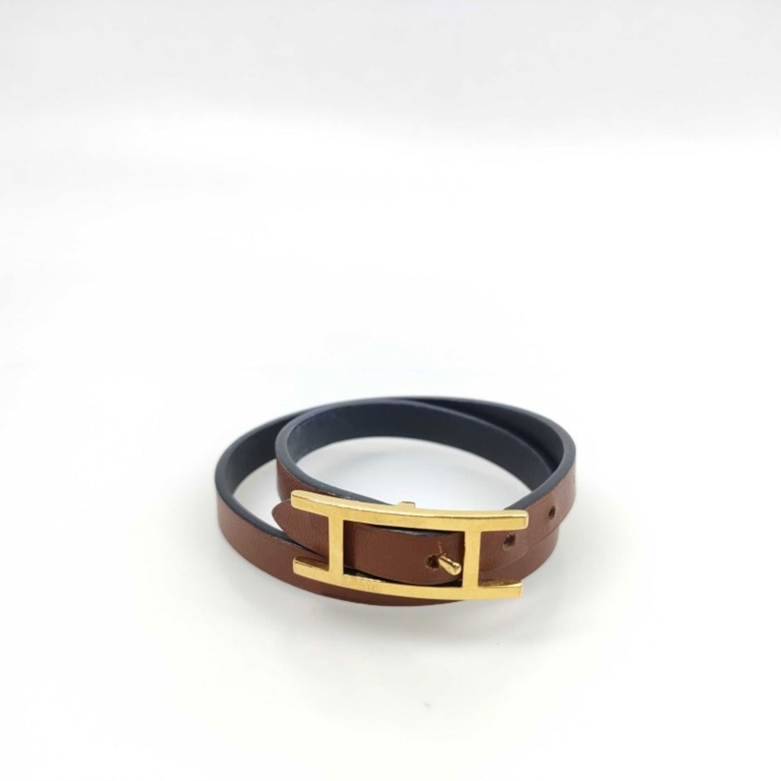 Leather Hermes Charm Bracelet - 2