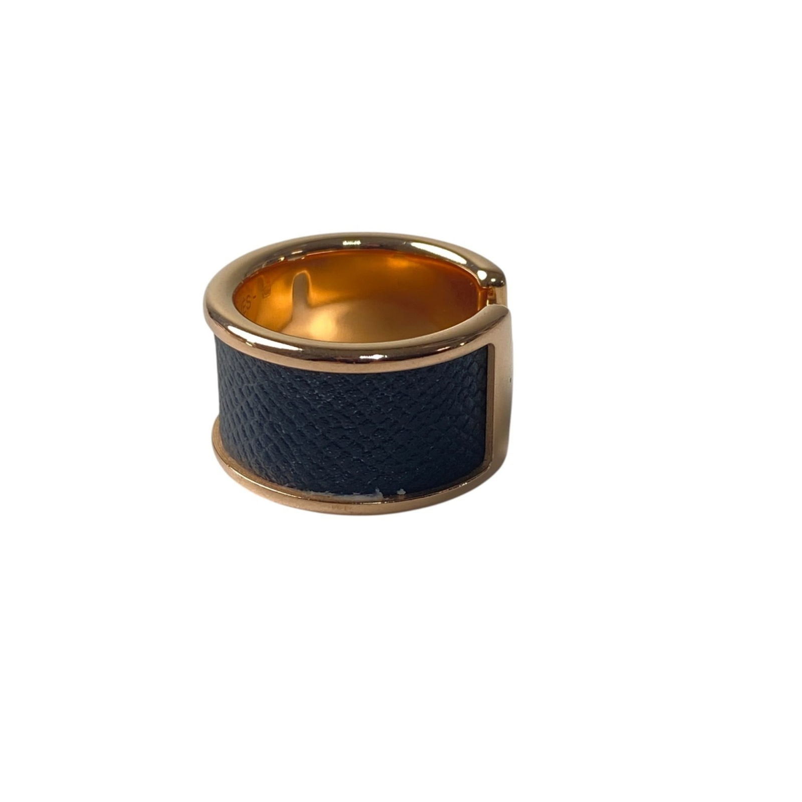 Leather Hermes Band Ring - 2