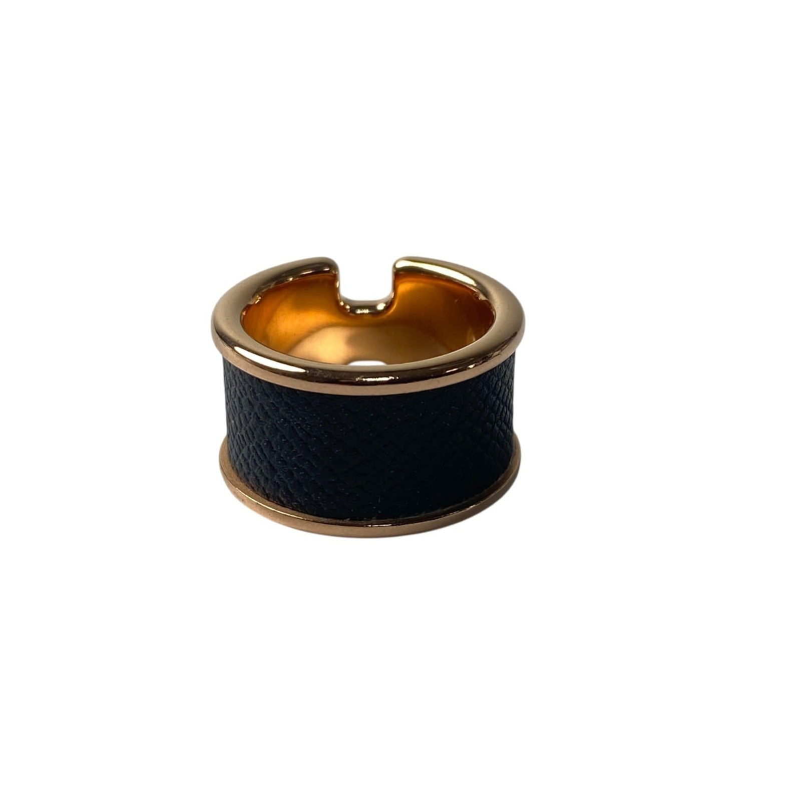 Leather Hermes Band Ring - 3