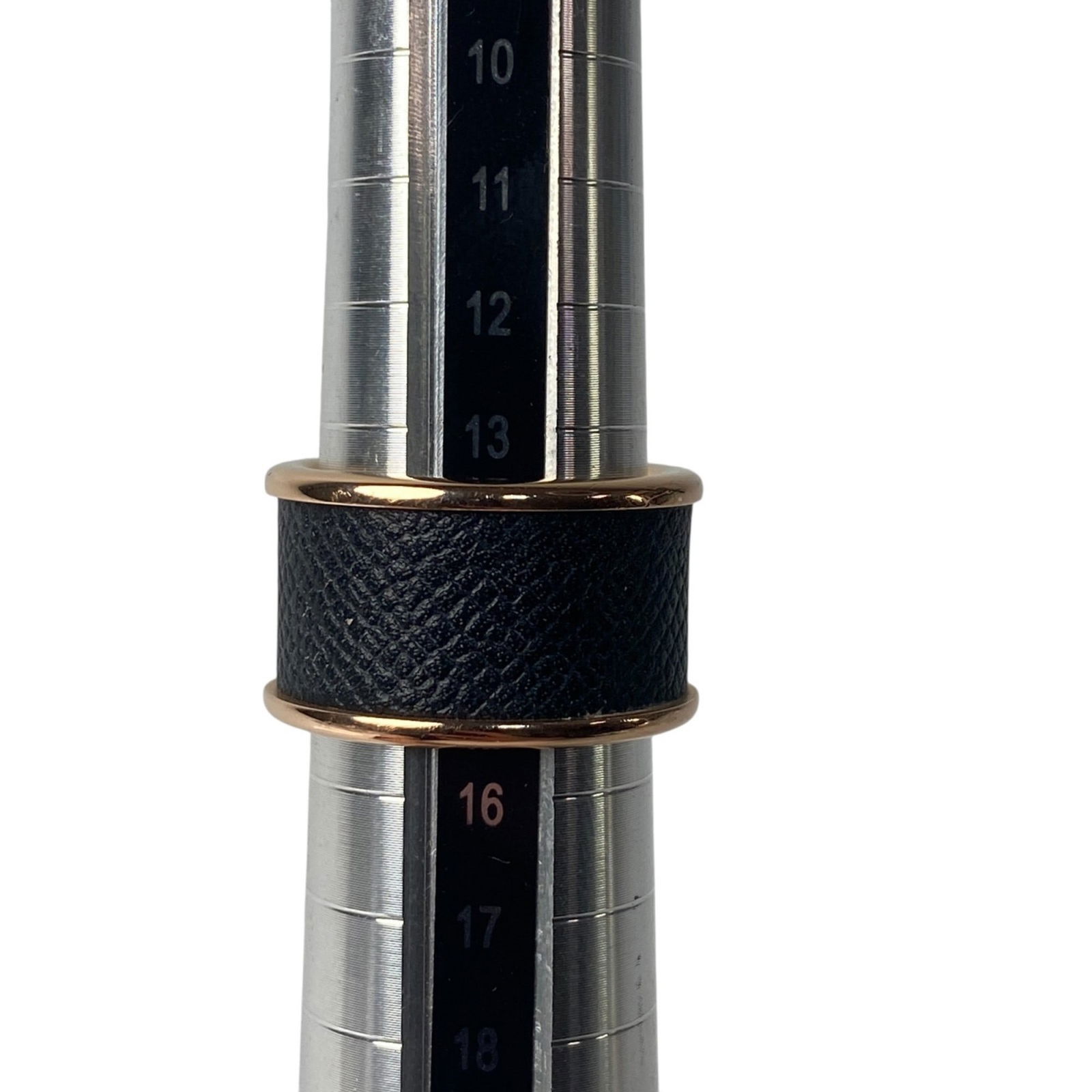 Leather Hermes Band Ring - 6