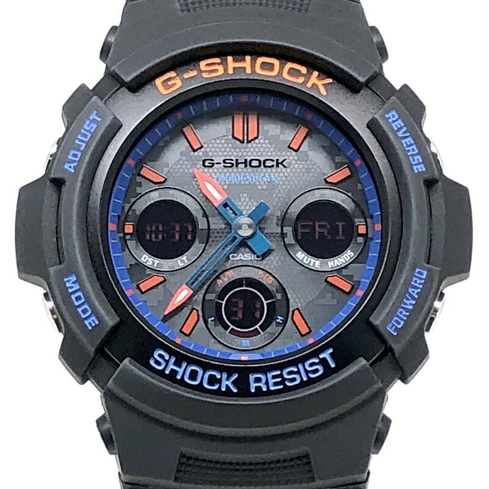 Wristwatch Casio: Wristwatch Casio This listing features Wristwatch Casio. Item specifics are provided below. Item Specifics: Brand: Casio Type: Wristwatch Gender: Men Display: Analog, Digital Color: Black, Blue, Orang