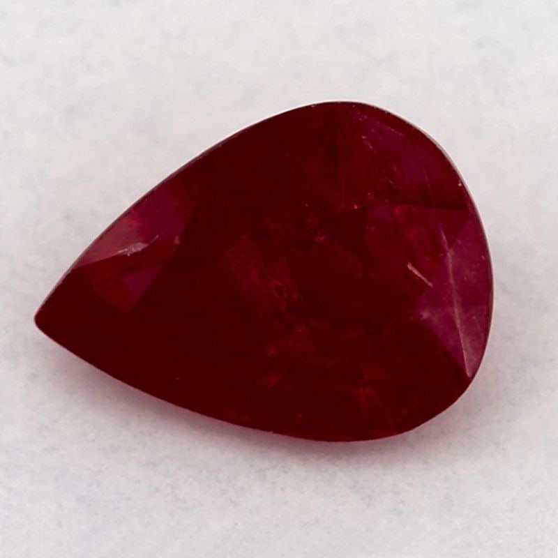 Loose Ruby Gemstone - Pear 2.02ct Red SI: Loose Ruby Gemstone - Pear 2.02ct Red SI This listing features Loose Ruby Gemstone - Pear 2.02ct Red SI. Item specifics are provided below. Item Specifics: Type: Ruby Carat: 2.02 Cut: Faceted Color: R