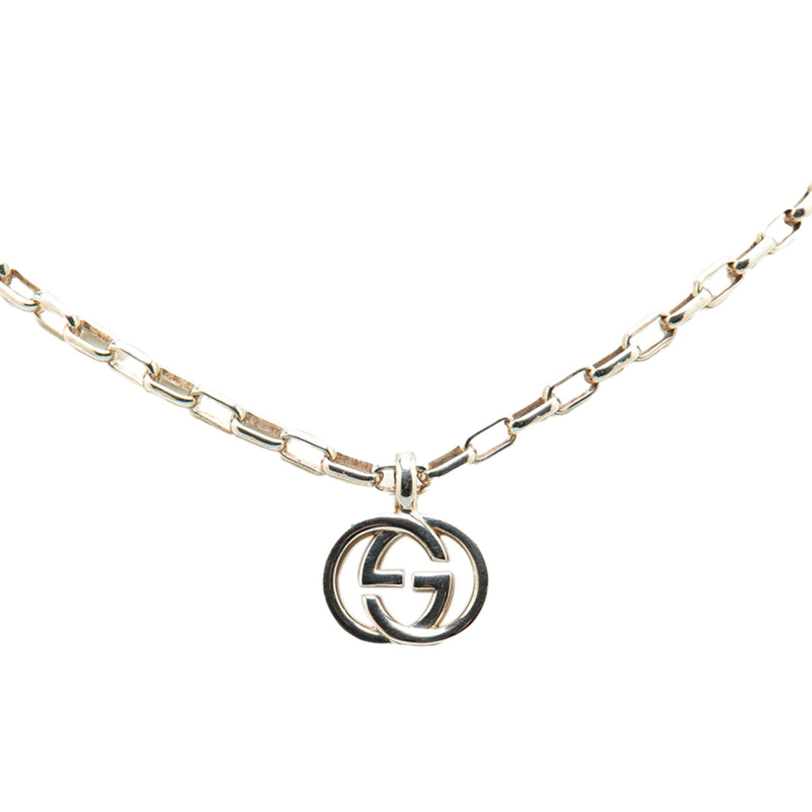 Women Gucci Interlocking G Necklace in Silver SV925 for: Women Gucci Interlocking G Necklace in Silver SV925 for This listing features Women Gucci Interlocking G Necklace in Silver SV925 for. Item specifics are provided below. Item Specifics: Brand: Gucci