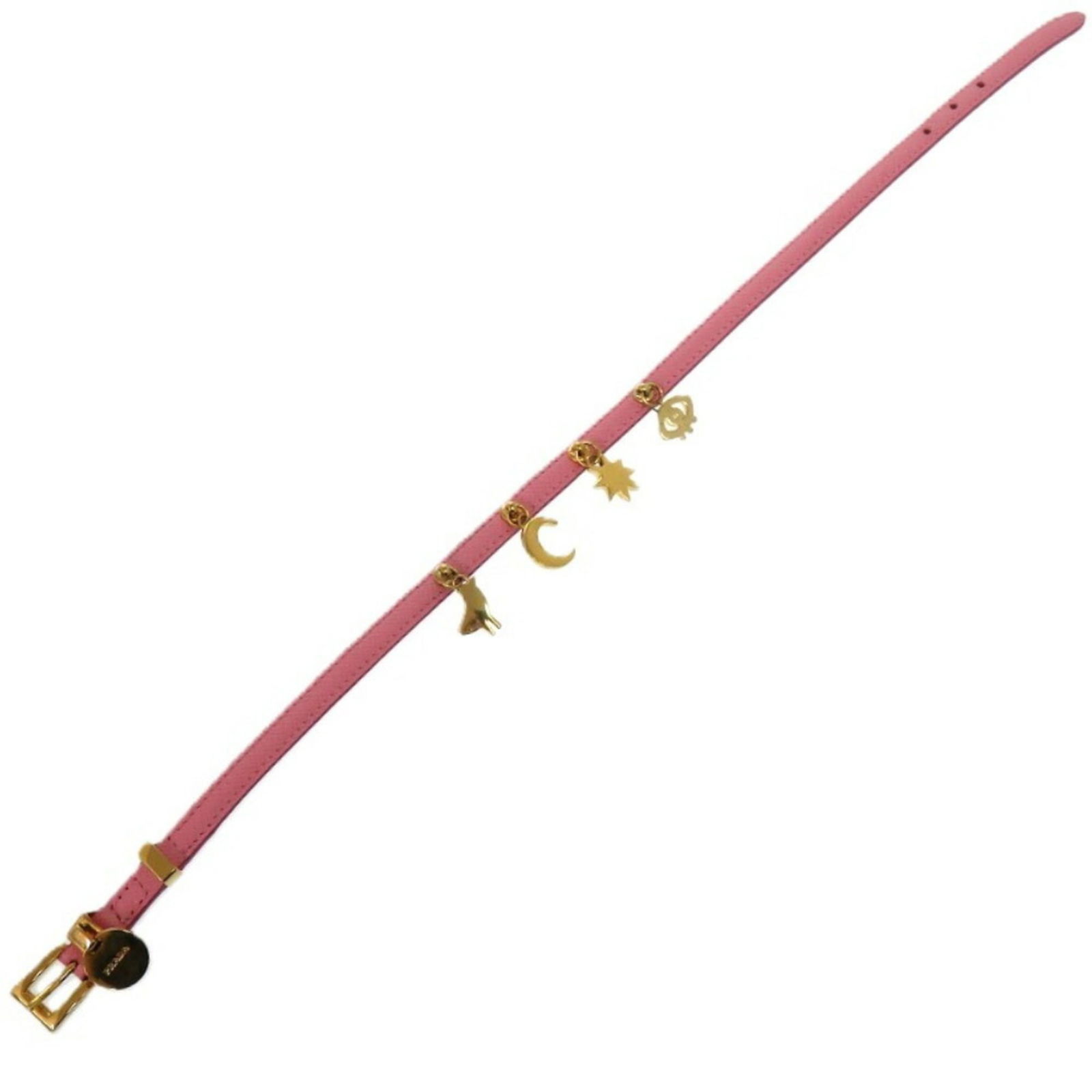 Leather Prada Charm Bracelet - 3