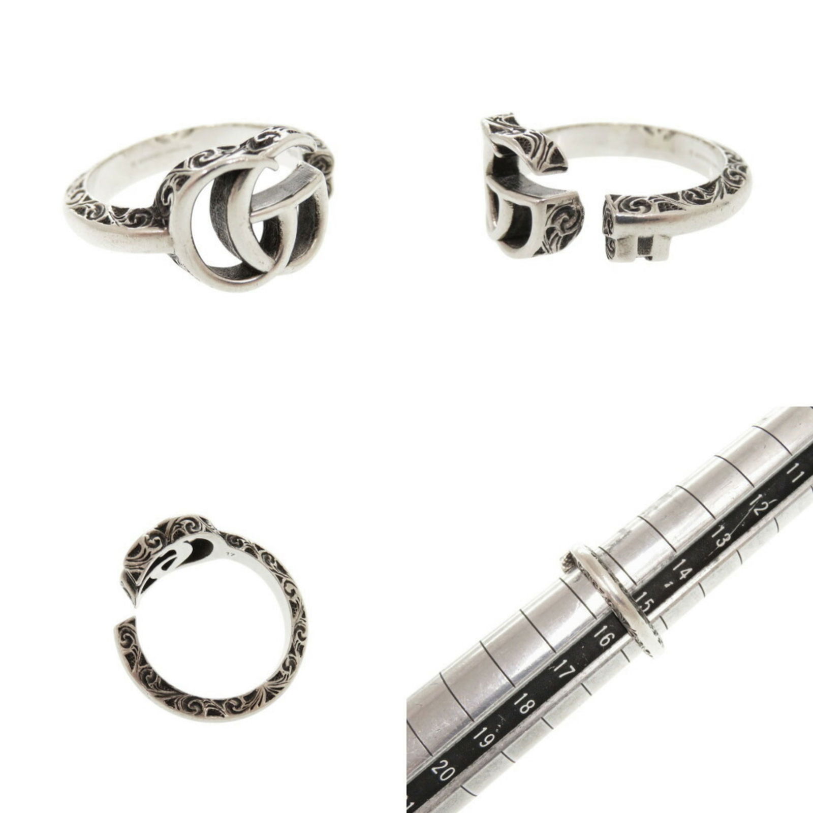 925 Gucci Band Ring Silver - 10