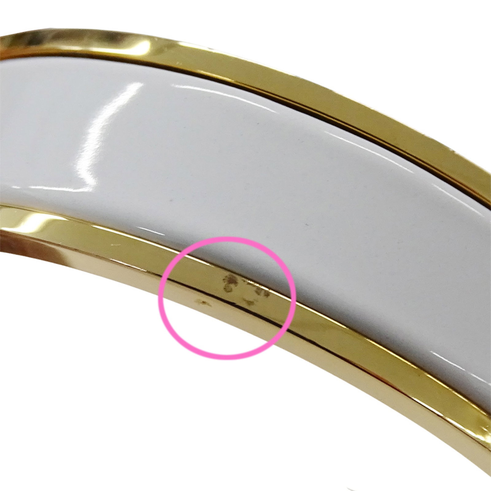 Gold Plating - Hermes Bangle Enamel - 12