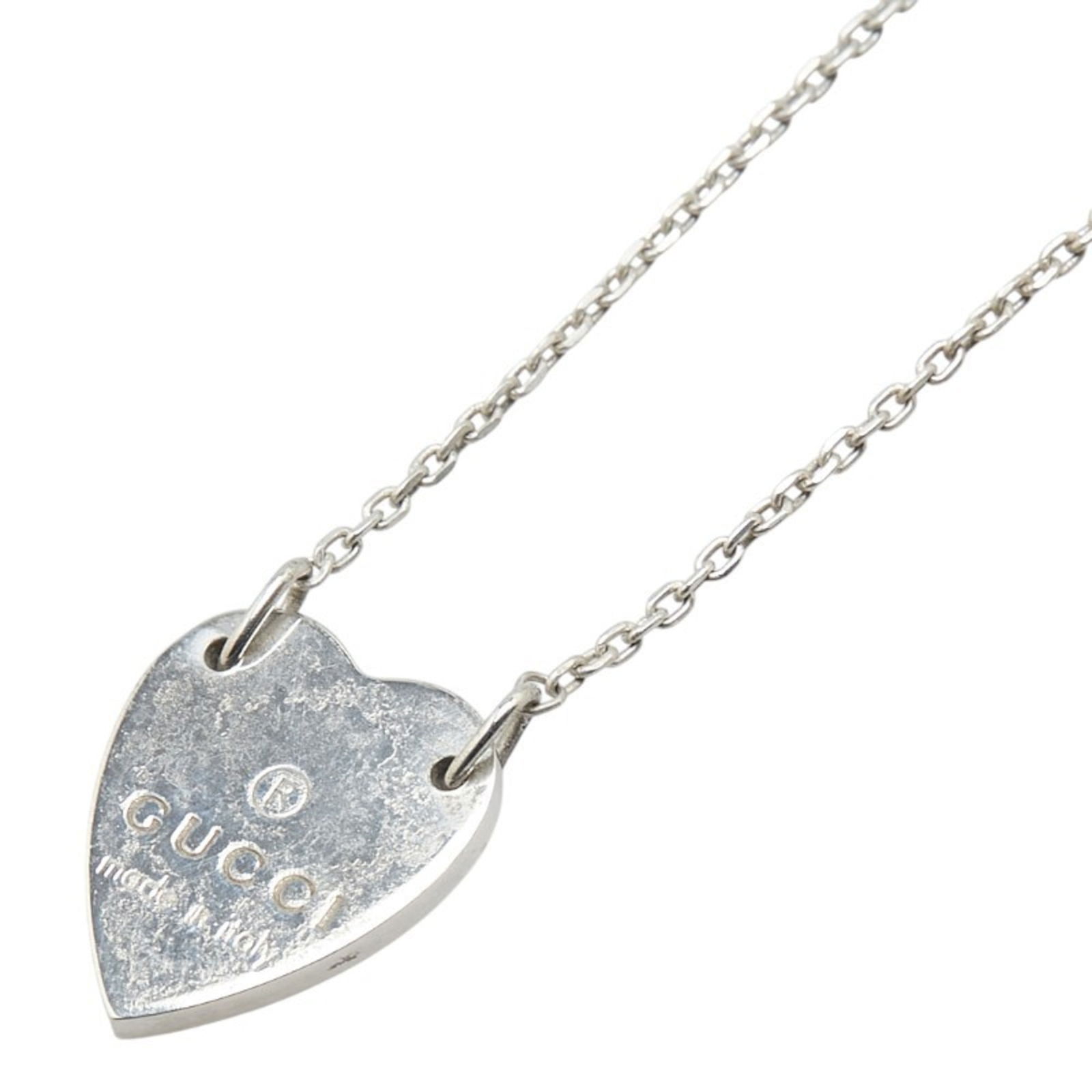 Women Gucci Heart Plate Necklace in SV925 Silver for: Women Gucci Heart Plate Necklace in SV925 Silver for This listing features Women Gucci Heart Plate Necklace in SV925 Silver for. Item specifics are provided below. Item Specifics: Brand: Gucci