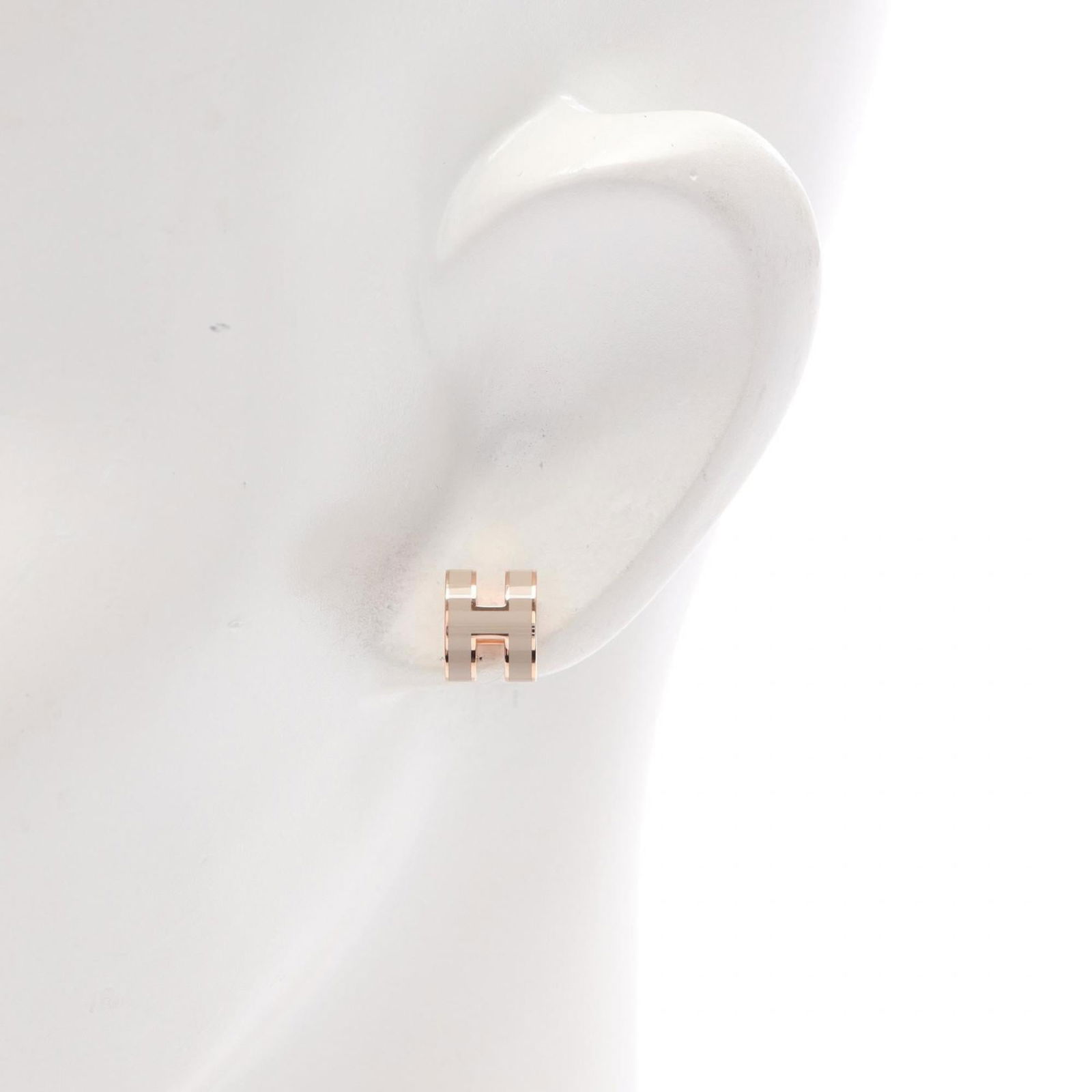Plating Hermes Stud Earrings Gold - 4