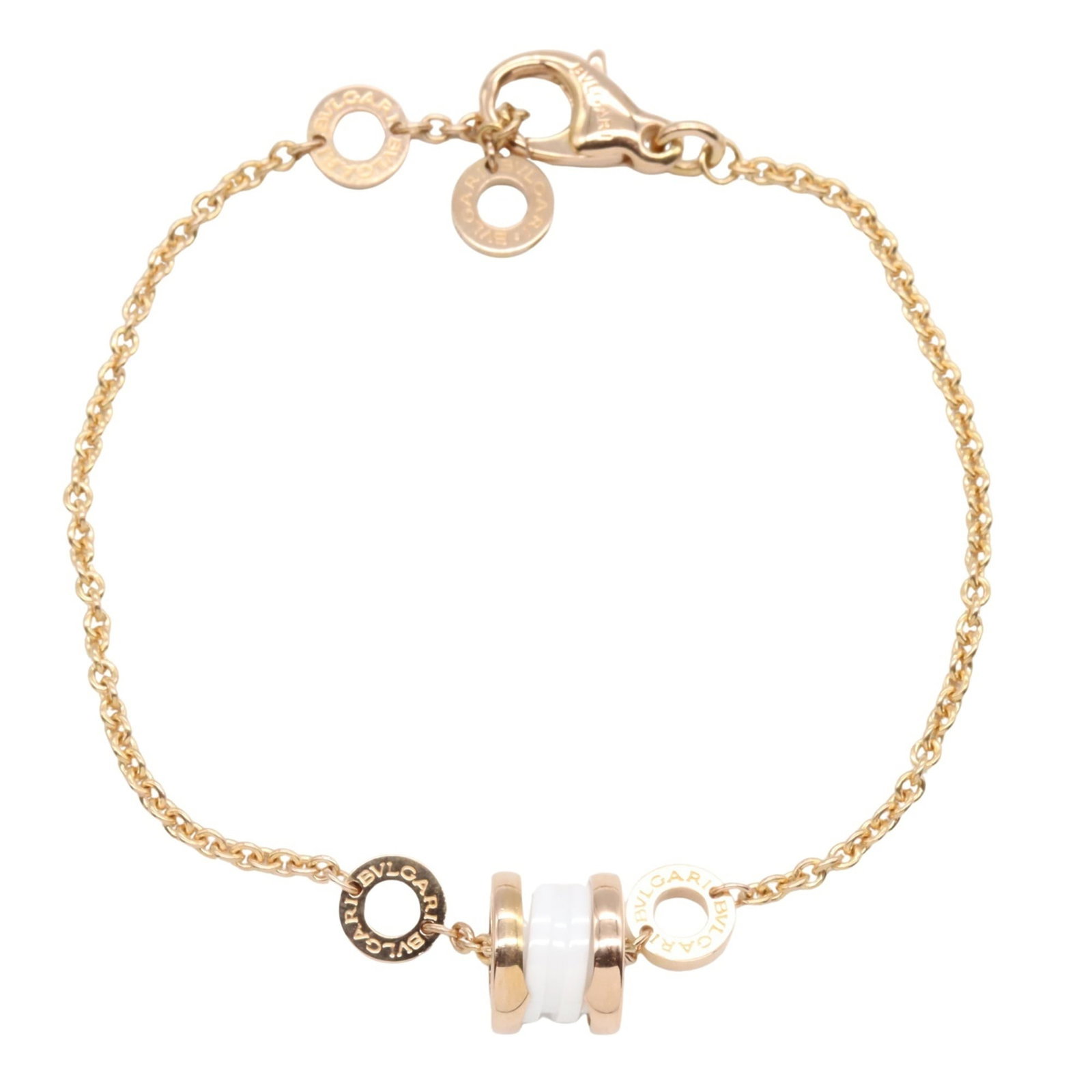 Pink Gold (18K) - Bvlgari Charm Bracelet Ceramic (1 of 8)
