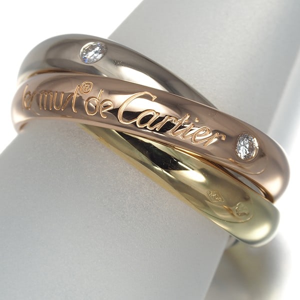 Rg Cartier Ring Diamond Trinity 3Color Classic 3P Eu50 18K Yg/ Wg/: Rg Cartier Ring Diamond Trinity 3Color Classic 3P Eu50 18K Yg/ Wg/ This listing features Rg Cartier Ring Diamond Trinity 3Color Classic 3P Eu50 18K Yg/ Wg/. Item specifics are provided below. Item