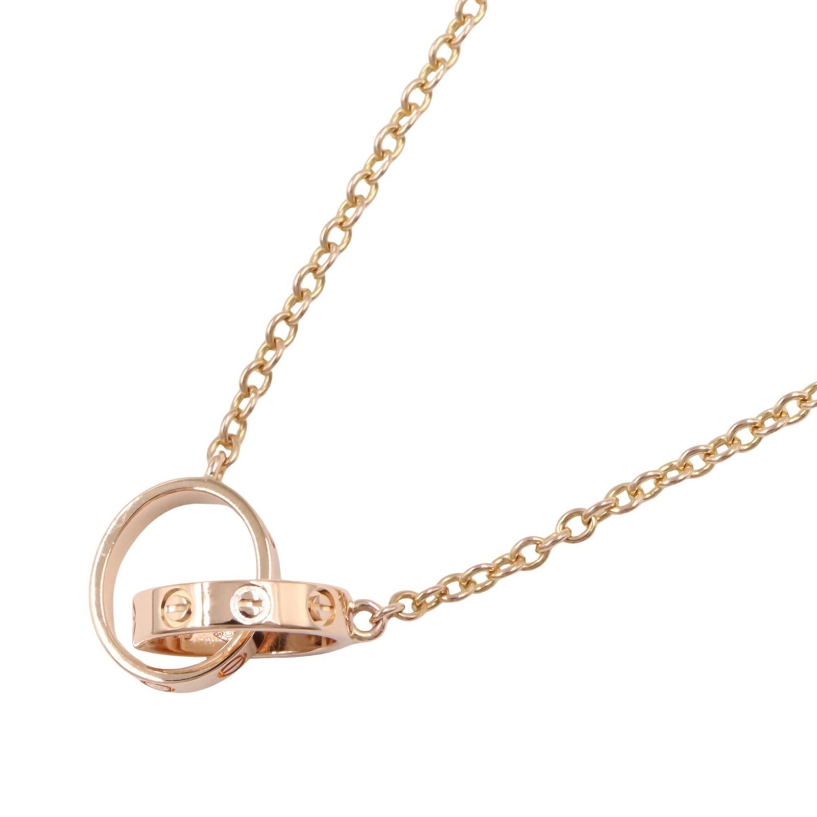 18K Pink Gold (K18PG) for Women - Cartier Baby Love Necklace: 18K Pink Gold (K18PG) for Women - Cartier Baby Love Necklace This listing features 18K Pink Gold (K18PG) for Women - Cartier Baby Love Necklace. Item specifics are provided below. Item Specifics: Bran