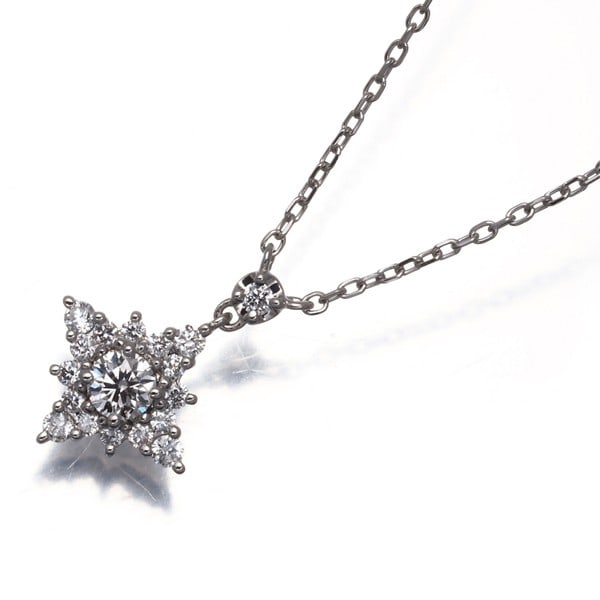 Platinum Vendome Necklace Diamond 0.092Ct/ 0.11Ct 950 850 (1 of 4)