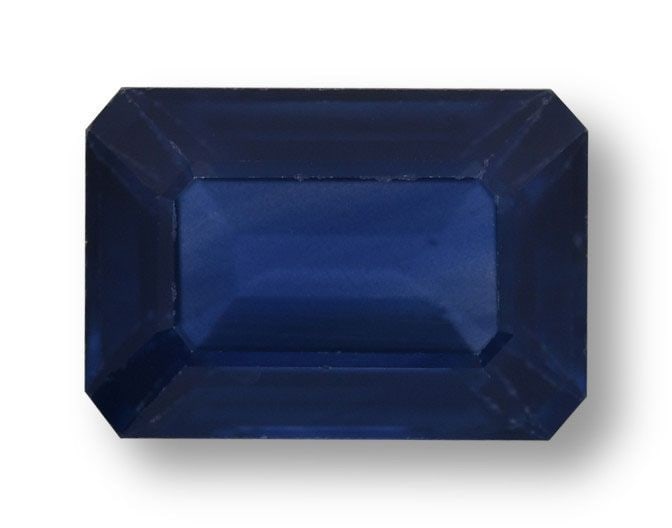 Loose Sapphire Gemstone - Emerald 1.2ct Blue EC (1 of 1)