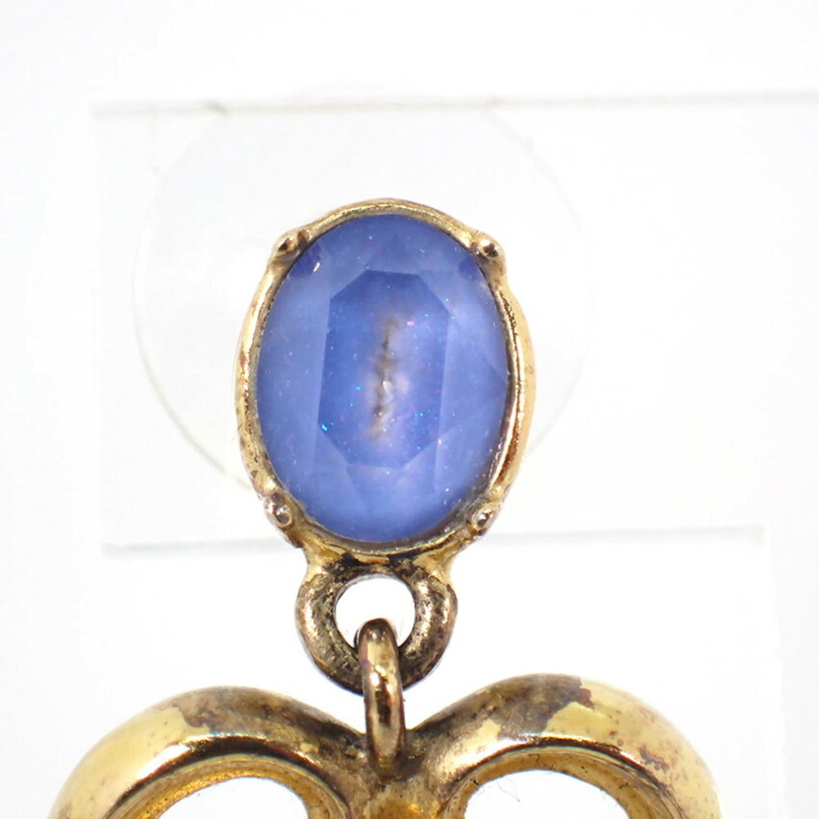 Brass Chanel Stud Earrings - 4