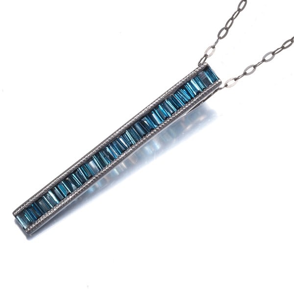Platinum Gstv Necklace Blue Diamond 0.30Ct 950: Platinum Gstv Necklace Blue Diamond 0.30Ct 950 This listing features Platinum Gstv Necklace Blue Diamond 0.30Ct 950. Item specifics are provided below. Item Specifics: Brand: GSTV Metal: Platinum