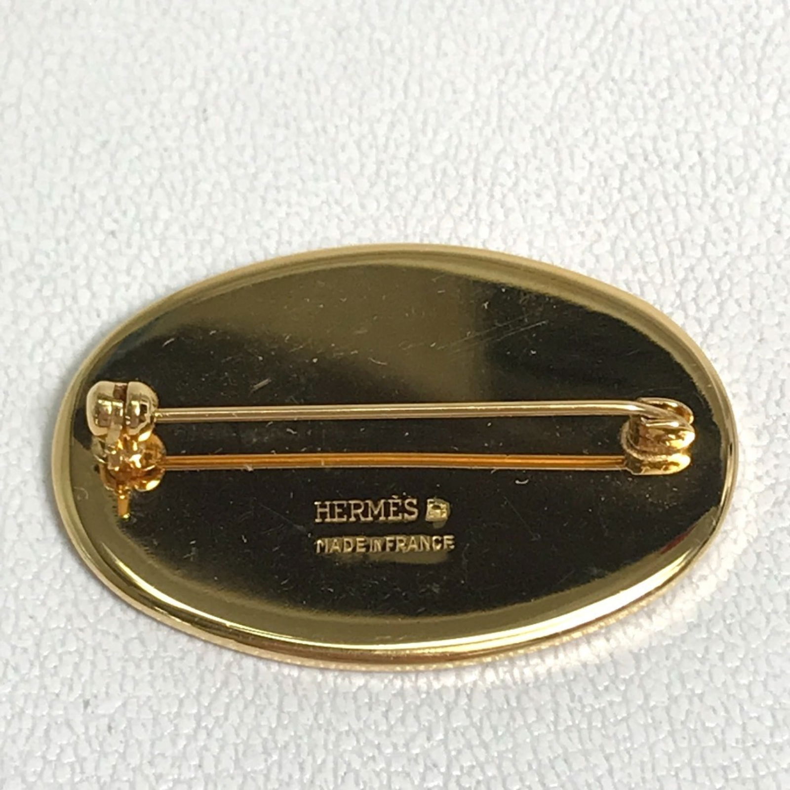 Plating Hermes Brooch Gold - 4