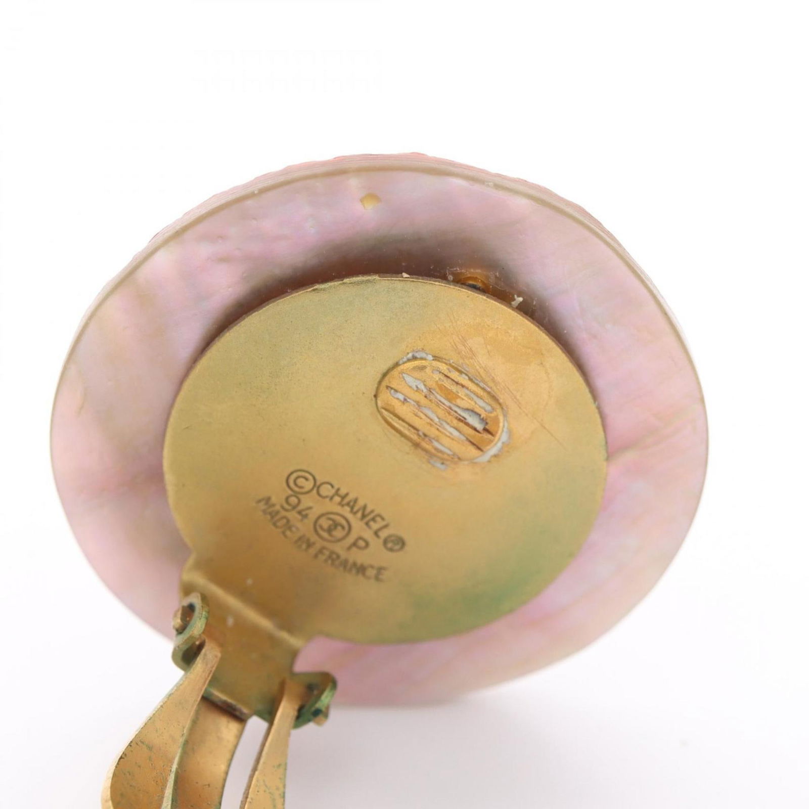 Shell Chanel Clip Earrings - 6