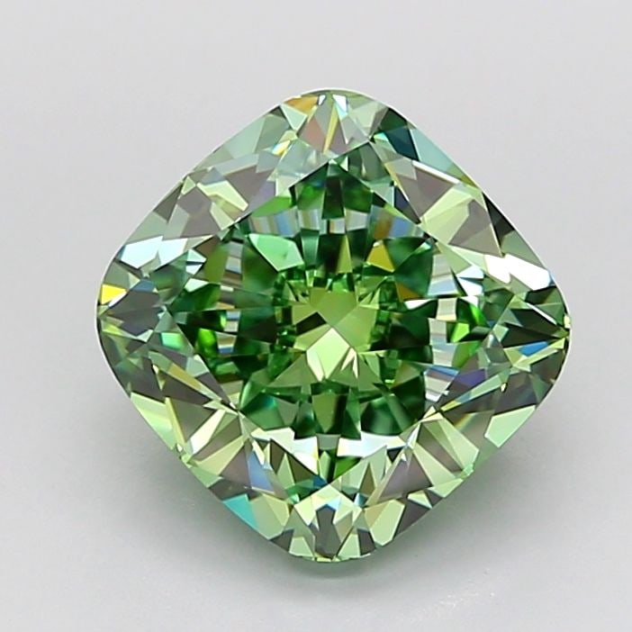 Loose Lab Diamond - IGI Cushion Modified 4.22ct Fancy Vivid Green VVS2: Loose Lab Diamond - IGI Cushion Modified 4.22ct Fancy Vivid Green VVS2 This listing features Loose Lab Diamond - IGI Cushion Modified 4.22ct Fancy Vivid Green VVS2. Item specifics are provided below.