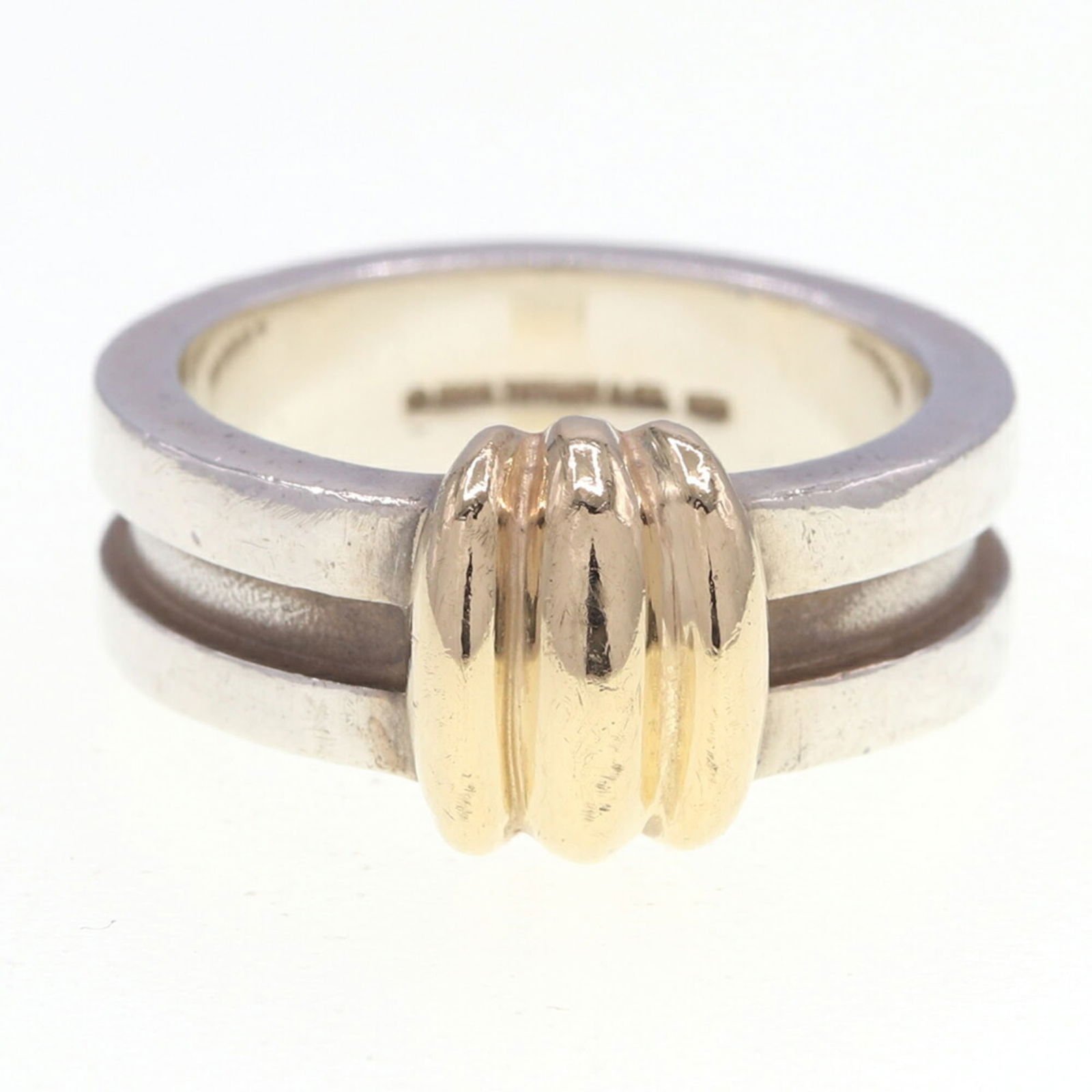 Yellow Gold (18K) - Tiffany Band Ring Sterling Silver 925 (1 of 7)