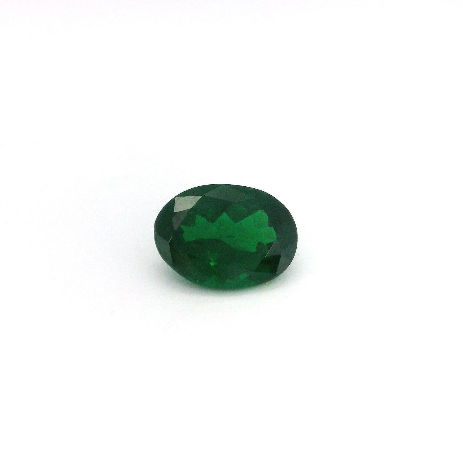 Loose Garnet Gemstone - GSI Oval 1.48ct Green SI (1 of 1)