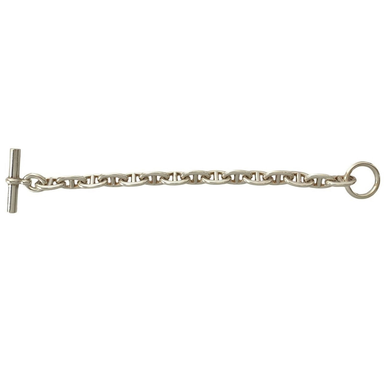 925 Hermes Charm Bracelet Silver - 4