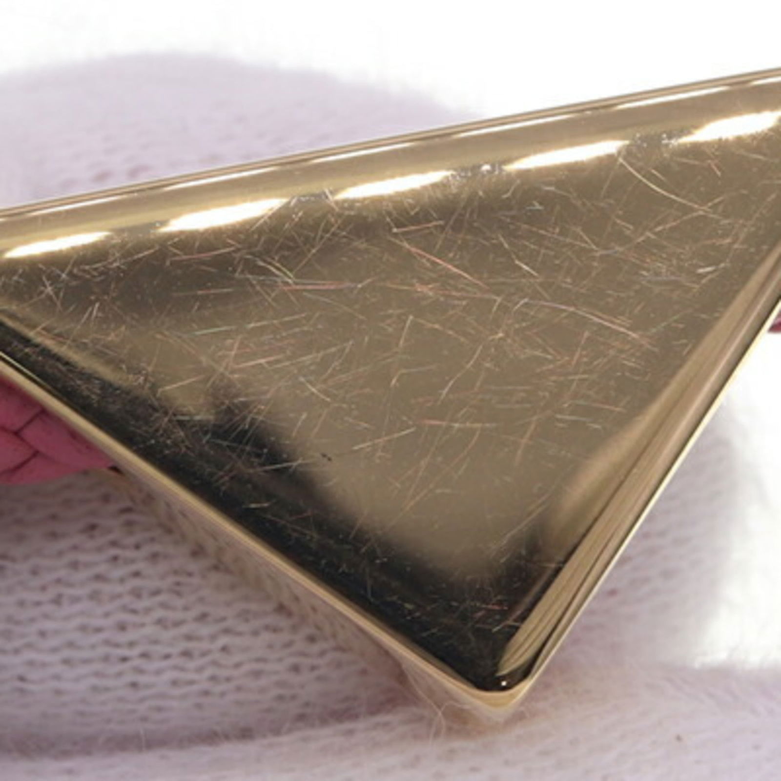 Metal - Prada Charm Bracelet Leather - 5