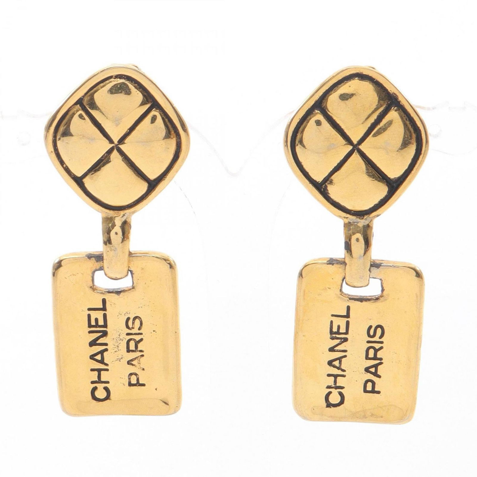 Earrings Chanel Drop: Earrings Chanel Drop This listing features Earrings Chanel Drop. Item specifics are provided below. Item Specifics: Brand: Chanel Type: Drop Earrings Gender: Women Finish: Gold Plated Color: Gold Size