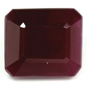 Loose Ruby Gemstone - GIA Emerald 4.28ct Red SI (1 of 1)
