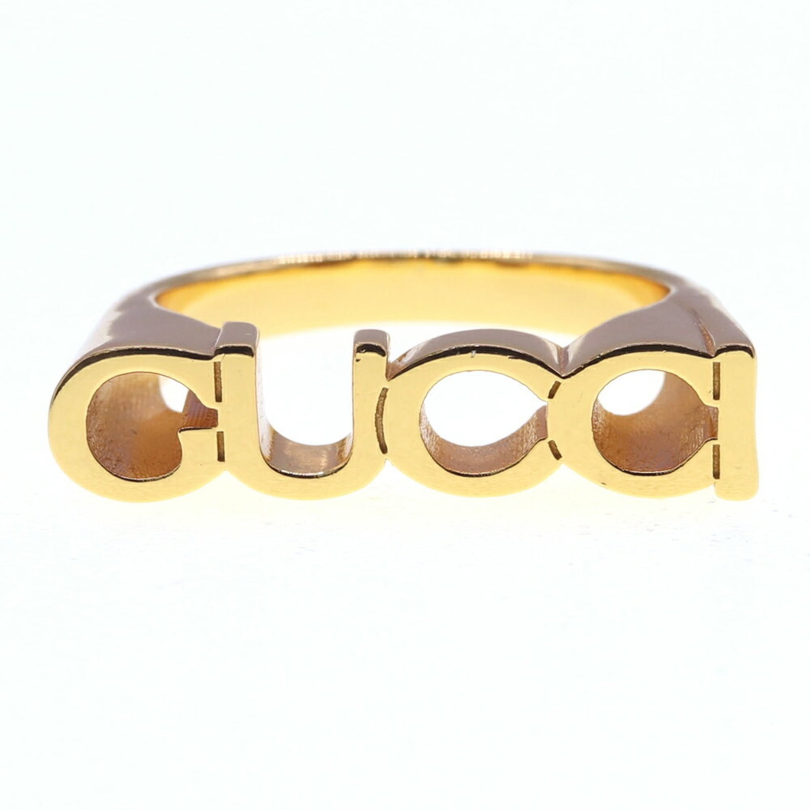 Metal Gucci Band Ring (1 of 6)