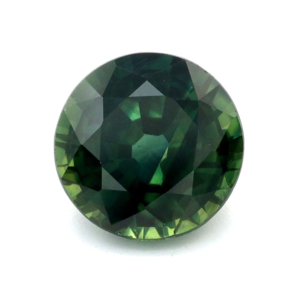 Loose Sapphire Gemstone - Round 1.17ct Green EC (1 of 1)