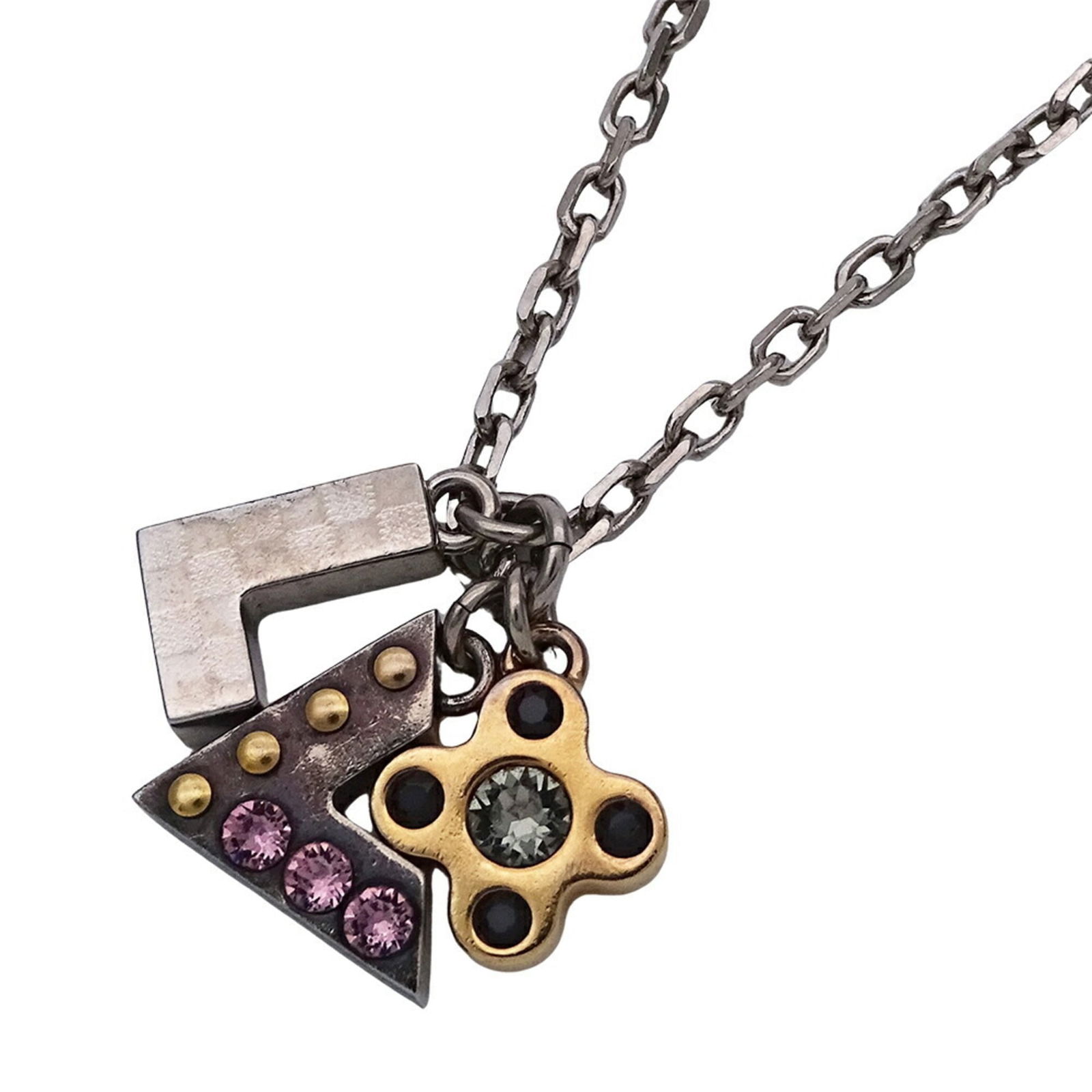and Black (M65252) - Louis Vuitton Women's Love Letters Pendant Necklace with Rhinestones in Silver: and Black (M65252) - Louis Vuitton Women's Love Letters Pendant Necklace with Rhinestones in Silver - Gold This listing features and Black (M65252) - Louis Vuitton Women's Love Letters Pendant