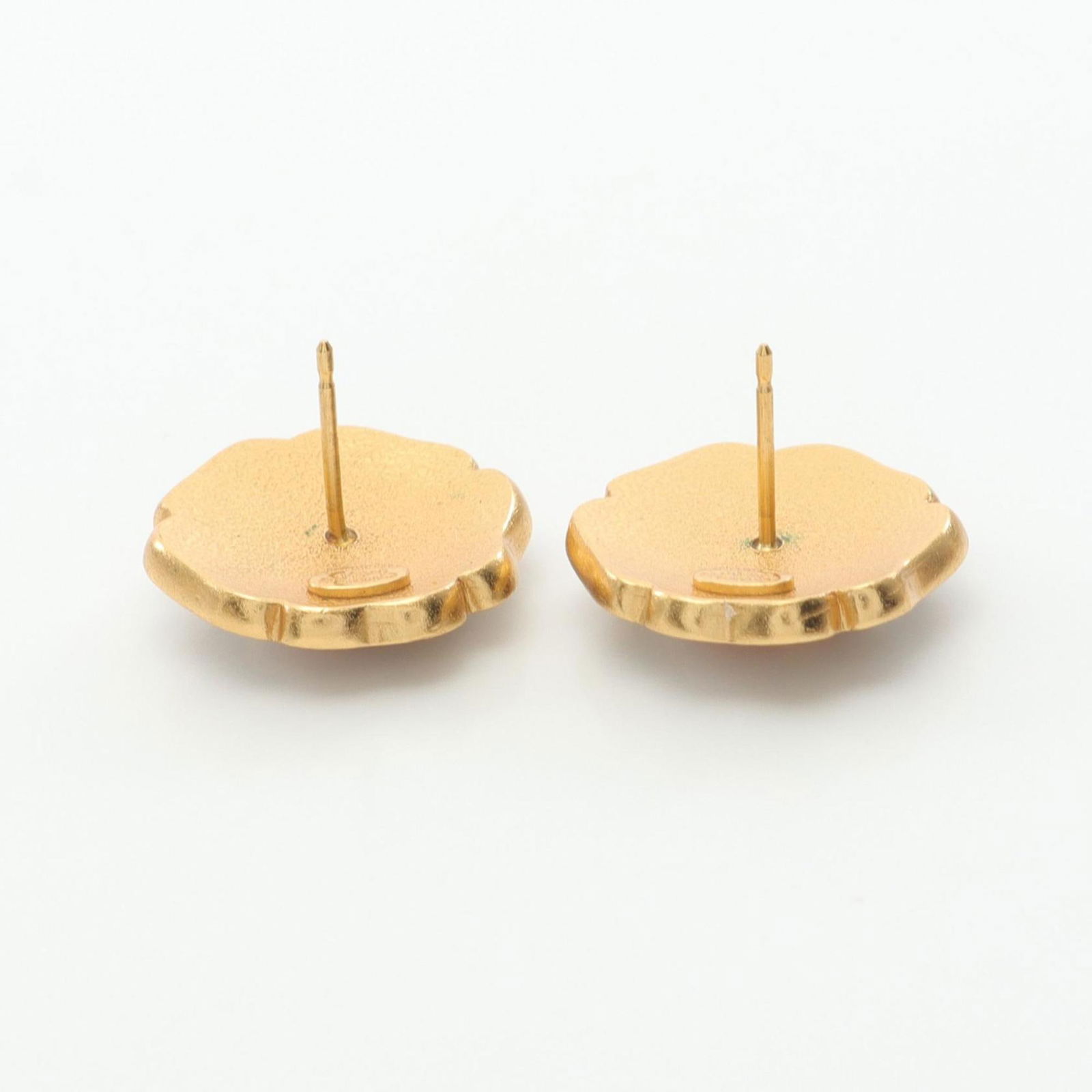 Plating Chanel Stud Earrings Gold - 7