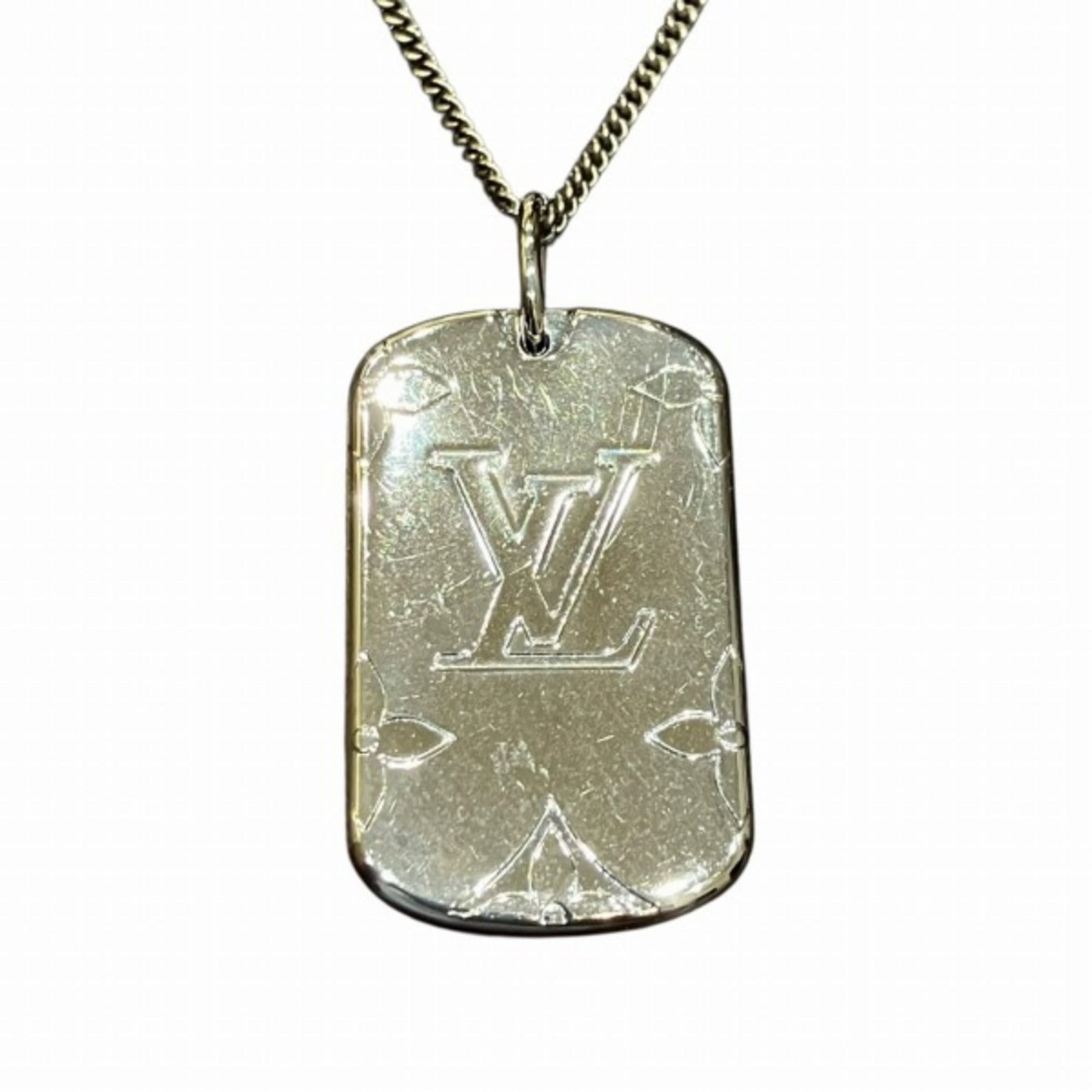 Women Louis Vuitton Monogram Locket Necklace M62484 for Men and (1 of 9)