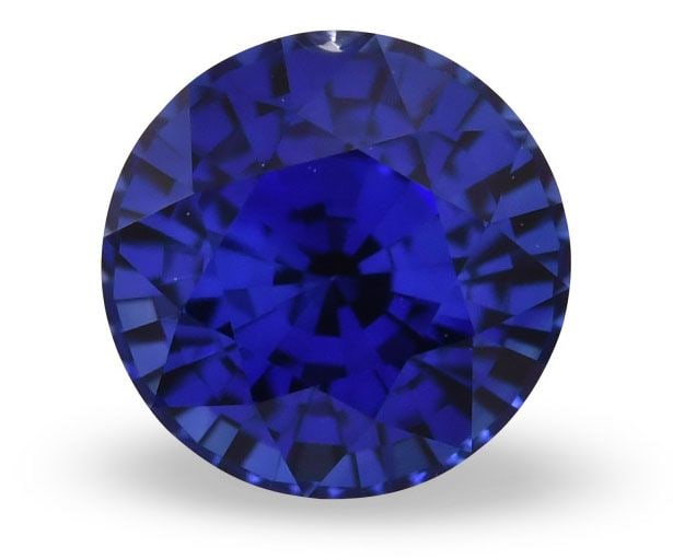 Loose Sapphire Gemstone - Round 1.12ct Blue EC (1 of 1)