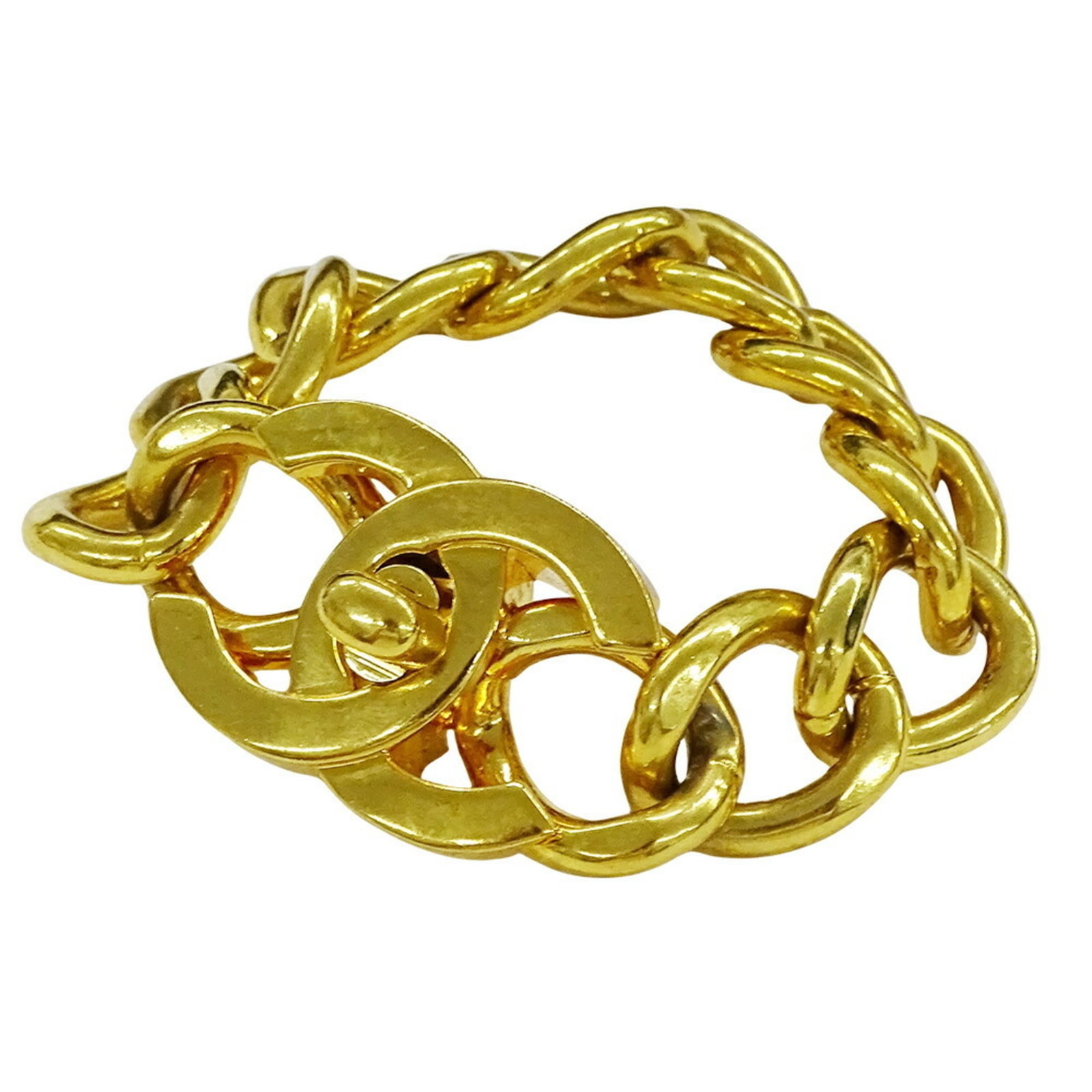 Plating Chanel Charm Bracelet Gold (1 of 12)