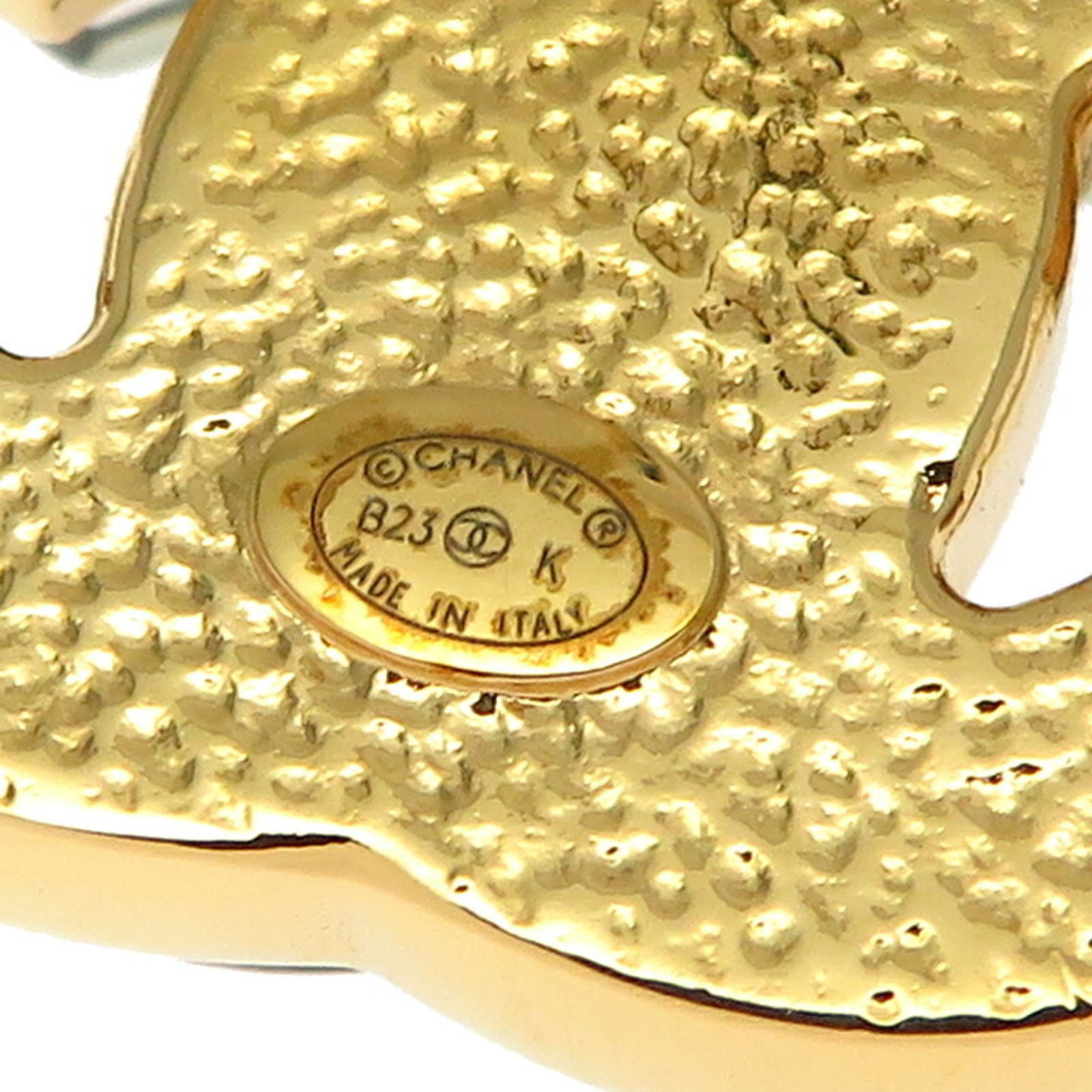 Plastic - Chanel Stud Earrings Gold Plating - 7