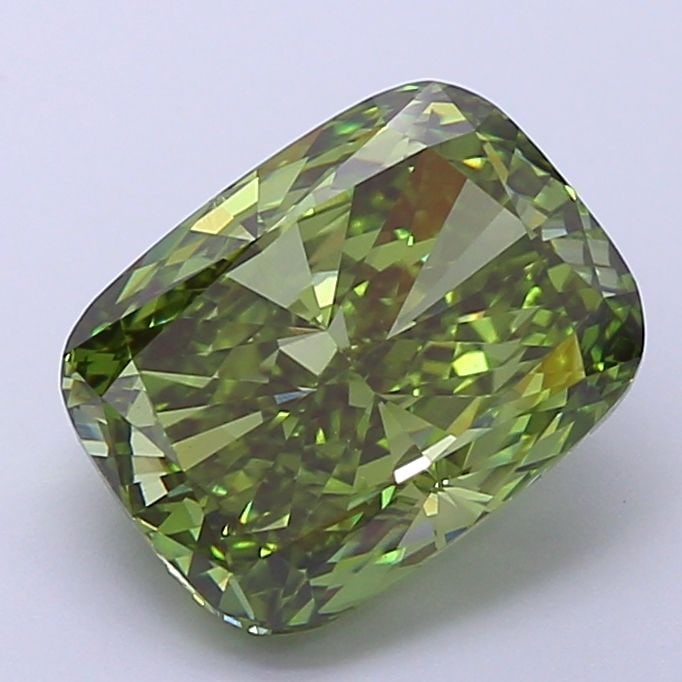 Loose Lab Diamond - IGI Cushion Brilliant 4.01ct Fancy Vivid Green VVS2: Loose Lab Diamond - IGI Cushion Brilliant 4.01ct Fancy Vivid Green VVS2 This listing features Loose Lab Diamond - IGI Cushion Brilliant 4.01ct Fancy Vivid Green VVS2. Item specifics are provided