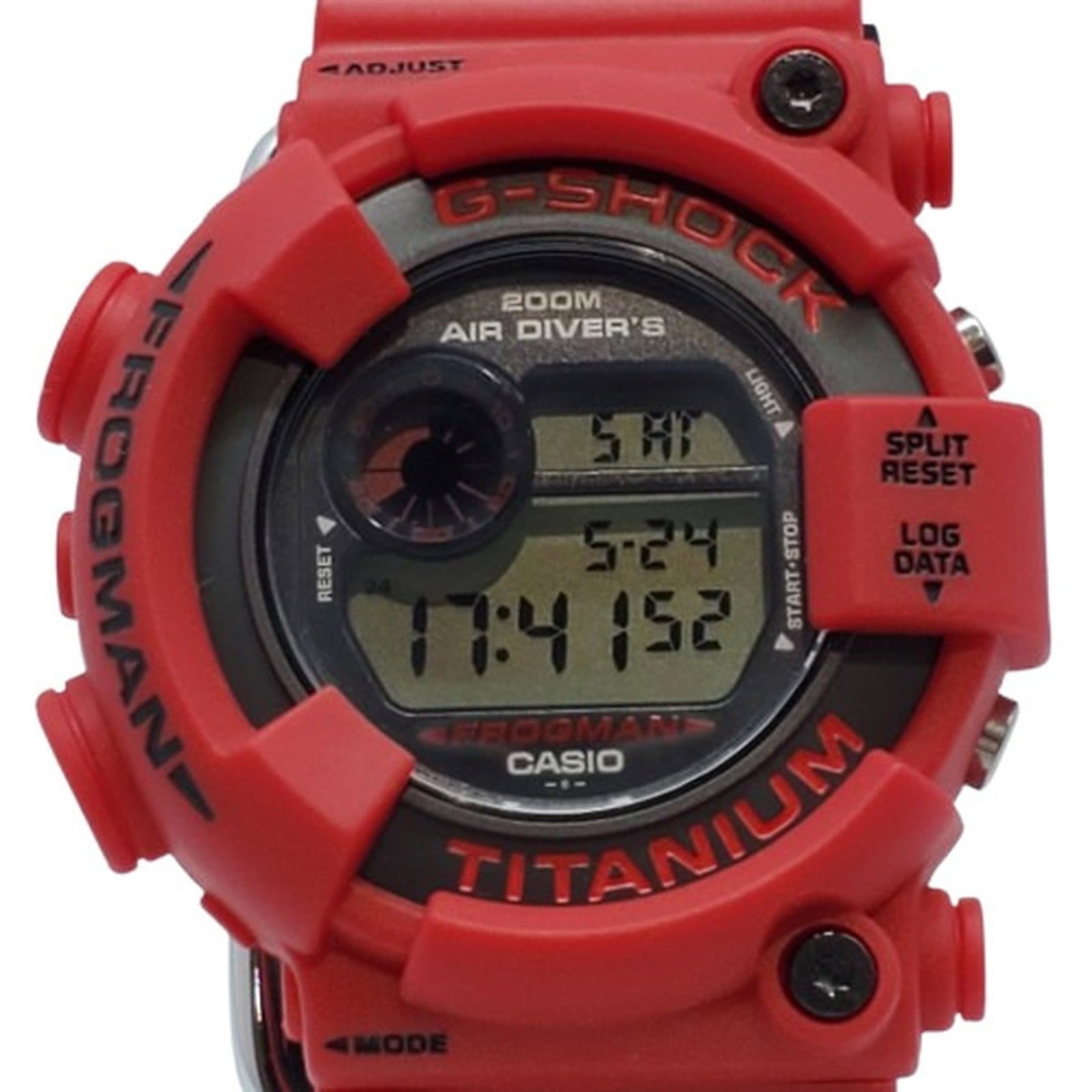 Wristwatch Casio: Wristwatch Casio This listing features Wristwatch Casio. Item specifics are provided below. Item Specifics: Brand: Casio Type: Wristwatch Gender: Men Display: Digital Color: Red Color Condition: