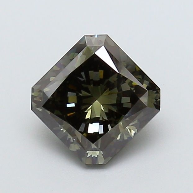 Loose Lab Diamond - IGI Square Radiant 2.49ct Fancy Deep Gray Green VS2 (1 of 1)