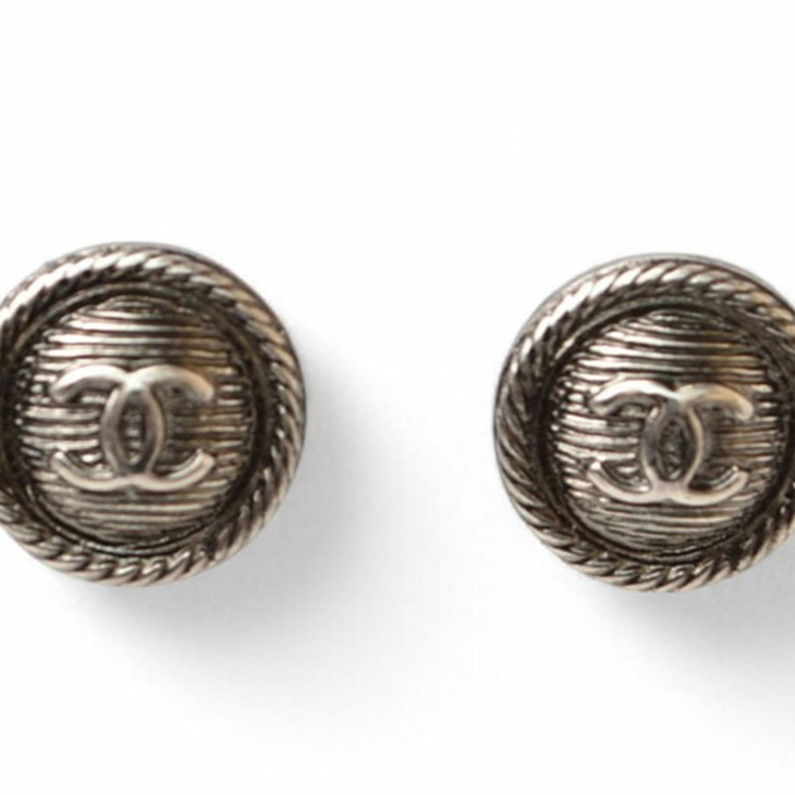 Plating Chanel Stud Earrings Gold - 2